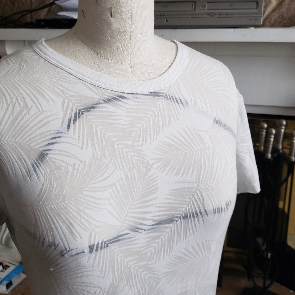 Victoria's Secret Sheer T-Shirt Bodysuit